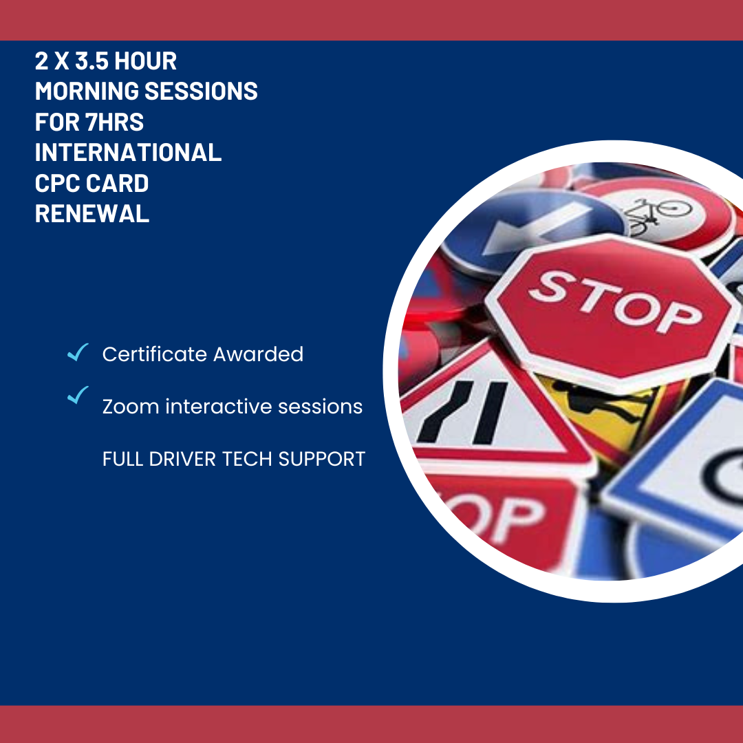 M4: Two x 3.5 hr Mornings Consecutive days Sessions 7hrs International CPC Card Renewal